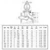 Клапан запорный сталь 15с65нж Ду 125 Ру16 Тмакс=425 оС фл HJCN