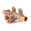 Тройник для PE-X труб аксиальный бронза Дн 20х1/2"х20 ВР с креплением RX+ Rehau 14562943001 — 1