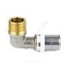 Угольник МП латунь никель пресс Дн 20х3/4"х90гр НР ГОСТ 32415-2013 8006 Aquasfera 8006-04