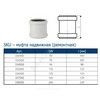 Муфта PP-MD ремонтная бесшумная светло-серая Skolan Safe SKU Дн 160 (DN160) б/нап в/к Ostendorf 337500 — 2