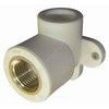 Угольник PP-R комбинированный серый Дн 25х1/2" ВР для PP-R с креплением RTP (РосТурПласт) 15918, миниатюра — 0