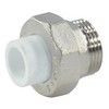 Муфта PP-R комбинированная разъемная белая Дн 25х3/4" НР RTP (РосТурПласт) 10644 — 2