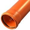 Труба НПВХ с раструбом коричневая Дн 315х7,7 б/нап L=2,0м в/к KGEM SN4 Ostendorf 225020