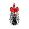 Кран шаровой латунь хром R259D Ду 20х25 Ру35 ВР/"американка" бабочка красная переходн Giacomini R259X006