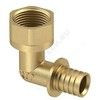 Угольник для PE-X/PE-RT труб аксиальный латунь Дн 16х3/4"х90гр ВР RTP (РосТурПласт) 29305 — 1