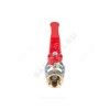 Кран шаровой латунь никель Эксперт Ду 40 Ру40 ВР полнопроходной рычаг красный Dist Н115Р, миниатюра — 0