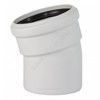 Отвод PP-MD бесшумный светло-серый Skolan Safe SKB Дн 78х15гр (DN75) б/нап в/к Ostendorf 333100 — 1