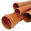 Труба PP-B с раструбом коричневая Дн 200х6,2 б/нап SN4 L=1,0м в/к RTP (РосТурПласт) 11226