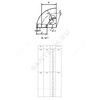Отвод сталь бесшовный крутоизогнутый 90гр Дн 219х12,0 (Ду 200) под приварку ГОСТ 17375-2001