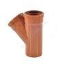 Тройник НПВХ коричневый Дн 500х400х45гр б/нап в/к KGEA Ostendorf 227310 — 1