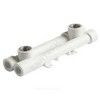 Планка (настенный комплект) PP-R монтажная универсальная серая Дн 20х1/2" ВР RTP (РосТурПласт) 30387