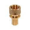 Муфта для PE-X труб аксиальная латунь Дн 16х1/2" ВР MX Рехау 11096791001 — 1