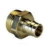 Муфта для PE-X труб радиальная латунь Дн 25х3/4" НР РОС